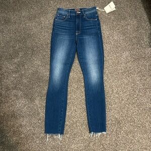 Mother The Swooner Fray Ankle Fray jeans